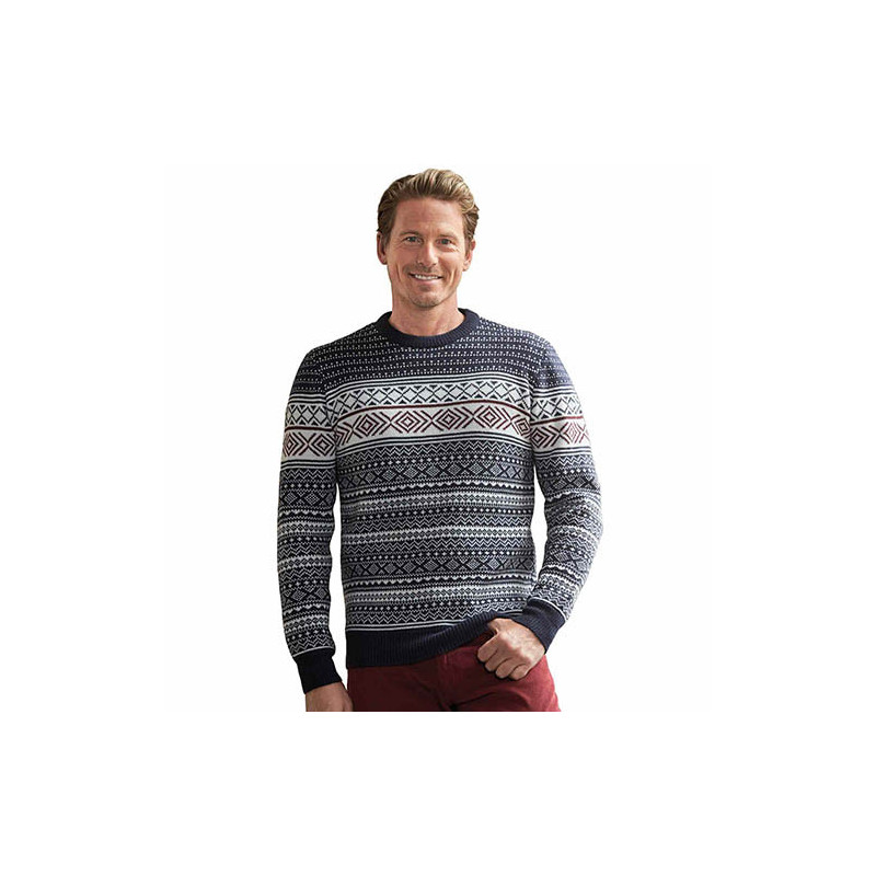 Pull jacquard «Noël arctic»