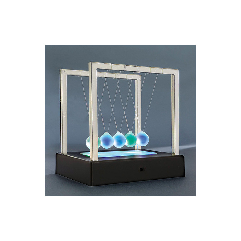 Pendule de Newton lumineux