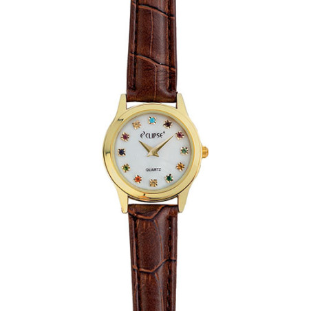 Montre pierres fines et précieuse