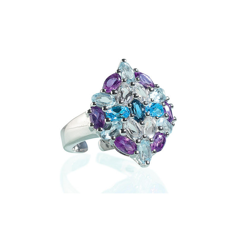 Bague pierres fines Azurella