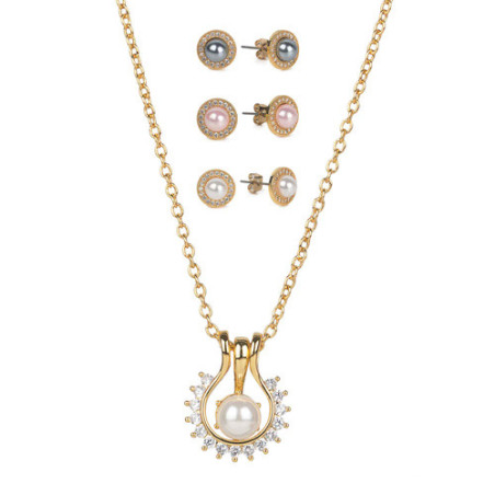 La parure aux perles interchangeables