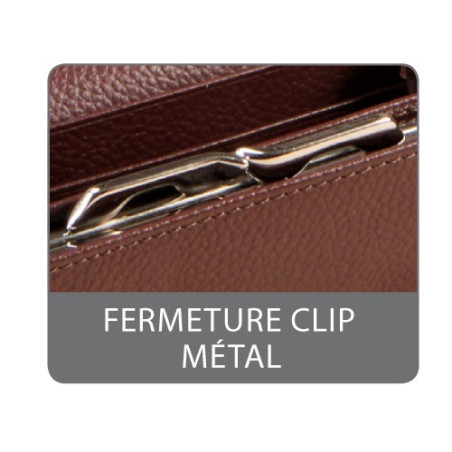 Porte-monnaie cuir organiseur