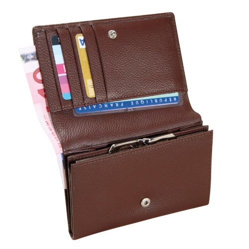 Porte-monnaie cuir organiseur