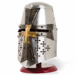 Le heaume de chevalier...