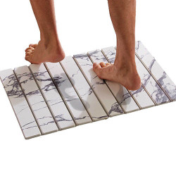 Caillebotis diatomite «marbre» petit modèle (60 x 39 cm)