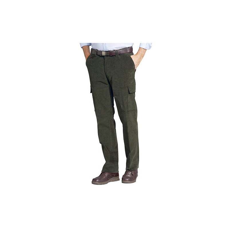 Pantalon cargo velours