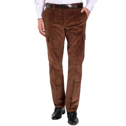 Pantalon cargo velours