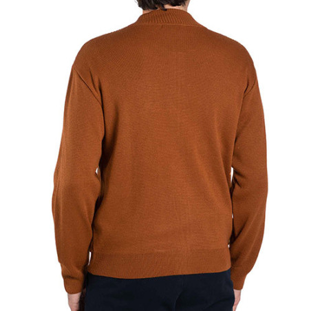 Gilet jacquard zippé