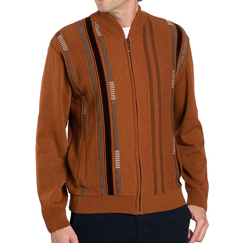 Gilet jacquard zippé