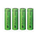 Piles R6 rechargeables - les 4
