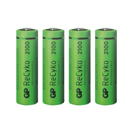Piles R6 rechargeables - les 4
