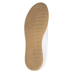 Mocassins cuir blanc