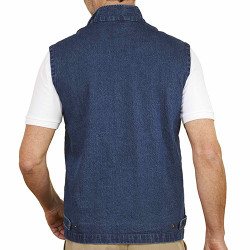 Gilet reporter denim