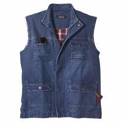 Gilet reporter denim