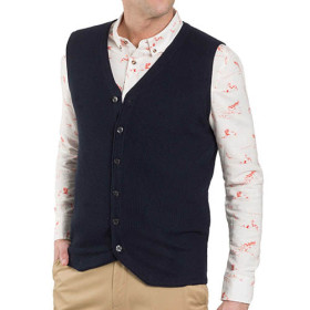 Gilet Mérinos bergame