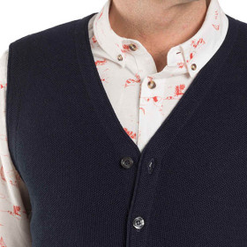 Gilet Mérinos bergame