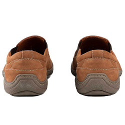 Mocassins cuir tressé confort