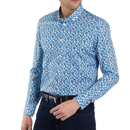 Chemise bleu Provence