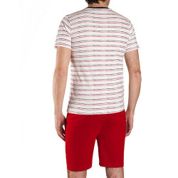 Pyjashort nautique rayé