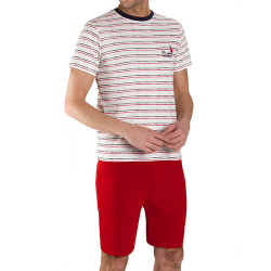 Pyjashort nautique rayé