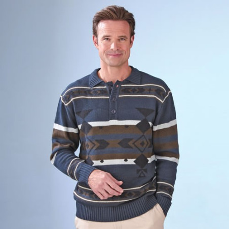 Pulls-polos jacquard tradition - les 2