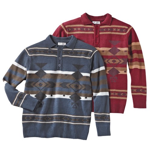 Pulls-polos jacquard tradition - les 2