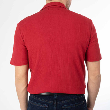 Chemisette crépon sans repassage