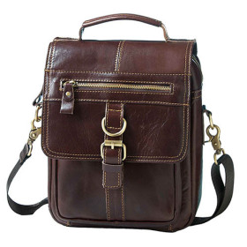 Sacoche cuir vintage, par l’Homme Moderne.