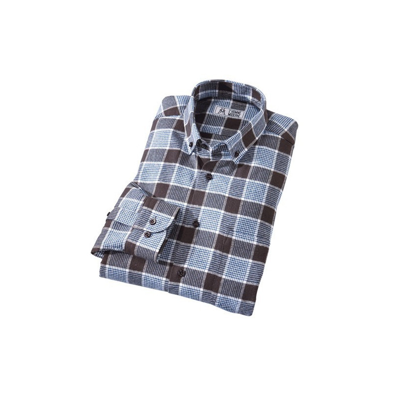 Chemise flanelle «pied-de-poule»