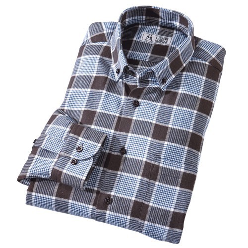 Chemise flanelle «pied-de-poule»