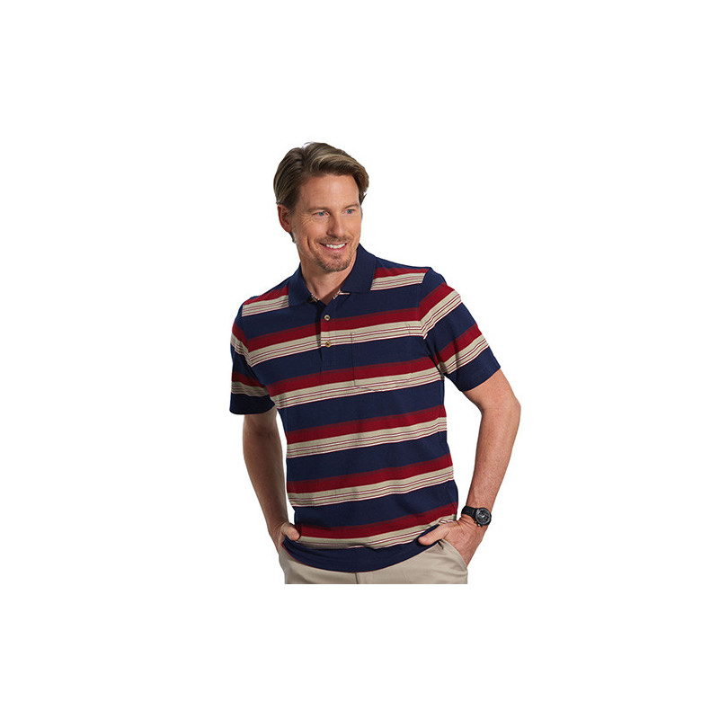 Polo rayures sporting