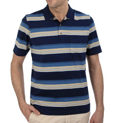 Polo rayures sporting