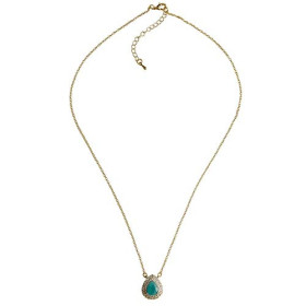 Pendentif goutte d’émeraude (2)