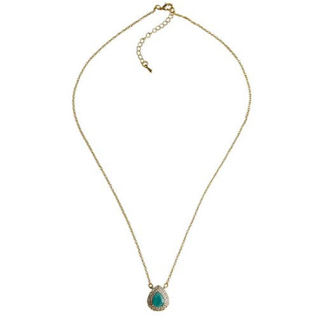 Pendentif goutte d’émeraude