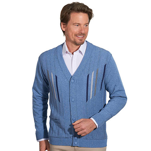 Gilet jacquard amincissant