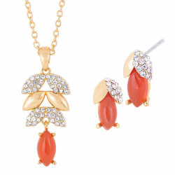 La parure en cornaline