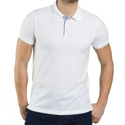 Polo maille gaufrée