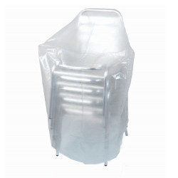 Housse de protection pour 4 fauteuils empilés