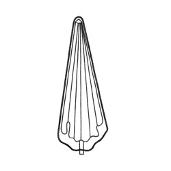 Housse de protection pour parasol droit