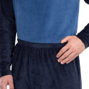 Pyjama velours bicolore