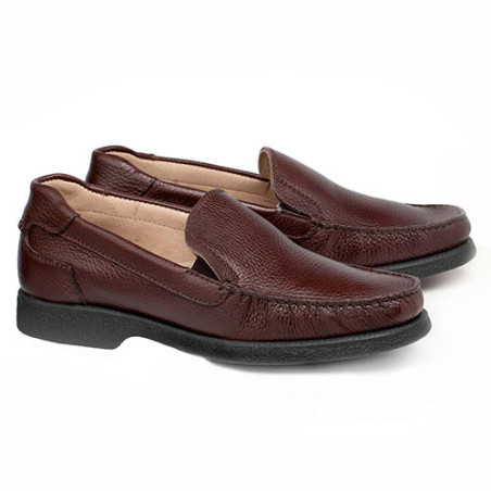Mocassins cuir grainé