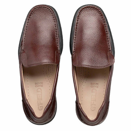 Mocassins cuir grainé