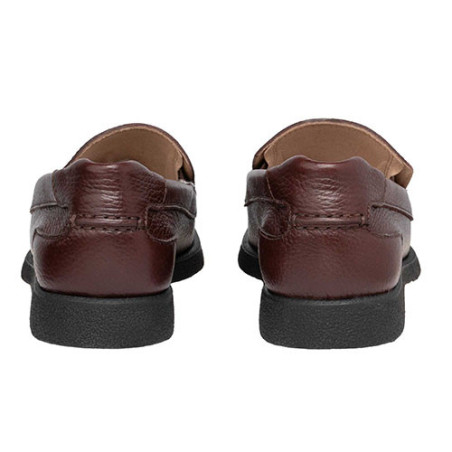 Mocassins cuir grainé