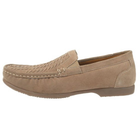 Mocassins Cuir Velours Confort