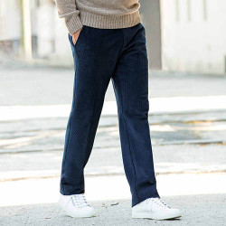 Pantalon velours navy