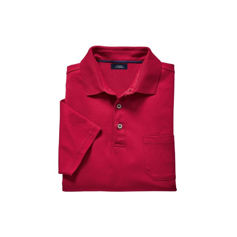 Polo Fil d’Écosse Pierre Clarence Rouge