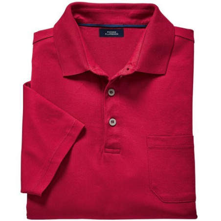 Polo Fil d’Écosse Pierre Clarence Rouge