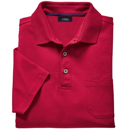 Polo Fil d’Écosse Pierre Clarence Rouge