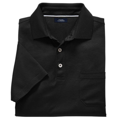 Polo Fil d’Écosse Pierre Clarence Noir