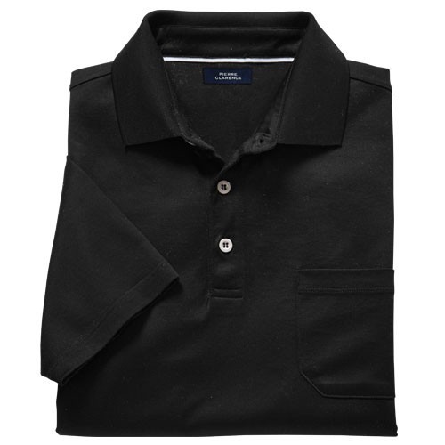 Polo Fil d’Écosse Pierre Clarence Noir